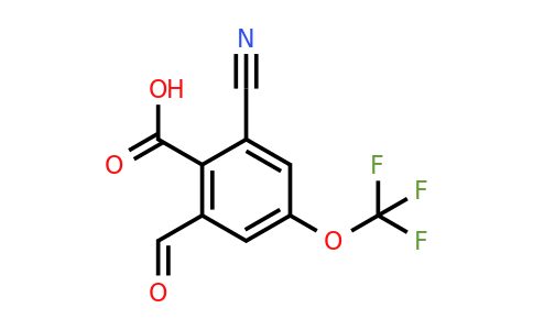 1805492-03-8 | 2-Cyano-6-formyl-4-(trifluoromethoxy)benzoic acid