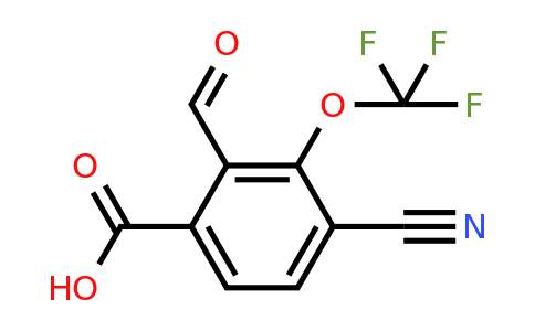 1805492-14-1 | 4-Cyano-2-formyl-3-(trifluoromethoxy)benzoic acid