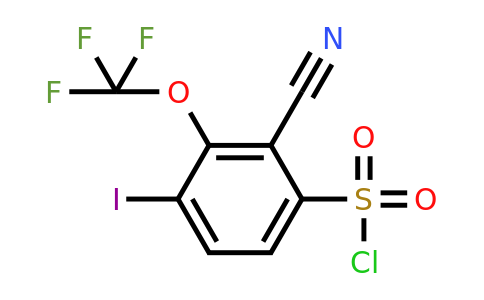 1805492-76-5 | 2-Cyano-4-iodo-3-(trifluoromethoxy)benzenesulfonylchloride