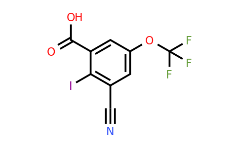 1805493-02-0 | 3-Cyano-2-iodo-5-(trifluoromethoxy)benzoic acid