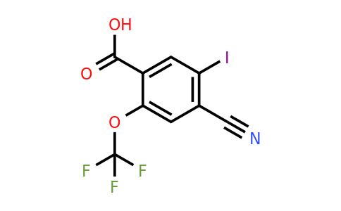 1805493-09-7 | 4-Cyano-5-iodo-2-(trifluoromethoxy)benzoic acid