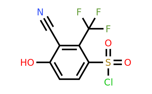 1805493-94-0 | 3-Cyano-4-hydroxy-2-(trifluoromethyl)benzenesulfonylchloride