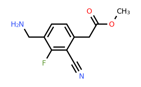 1805495-23-1 | Methyl 4-aminomethyl-2-cyano-3-fluorophenylacetate