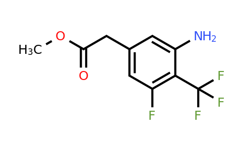 1805496-97-2 | Methyl 3-amino-5-fluoro-4-(trifluoromethyl)phenylacetate