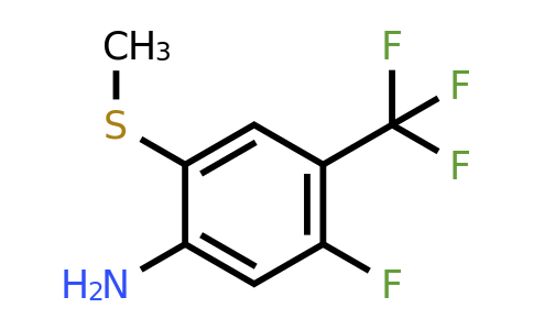 1805497-07-7 | 2-Amino-4-fluoro-5-(trifluoromethyl)thioanisole