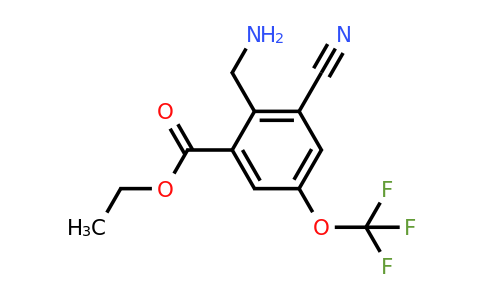 1805498-96-7 | Ethyl 2-aminomethyl-3-cyano-5-(trifluoromethoxy)benzoate