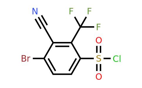 1805499-55-1 | 4-Bromo-3-cyano-2-(trifluoromethyl)benzenesulfonyl chloride