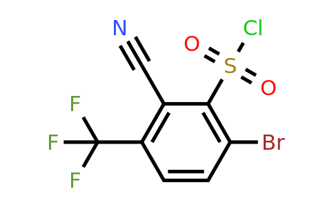 1805499-64-2 | 6-Bromo-2-cyano-3-(trifluoromethyl)benzenesulfonyl chloride