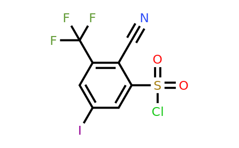 1805499-69-7 | 2-Cyano-5-iodo-3-(trifluoromethyl)benzenesulfonylchloride