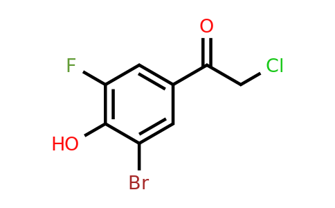 1805499-87-9 | 3'-Bromo-5'-fluoro-4'-hydroxyphenacyl chloride