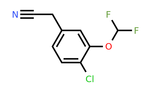 1805500-19-9 | 4-Chloro-3-(difluoromethoxy)phenylacetonitrile