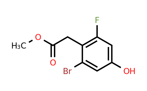 1805500-25-7 | Methyl 2-bromo-6-fluoro-4-hydroxyphenylacetate