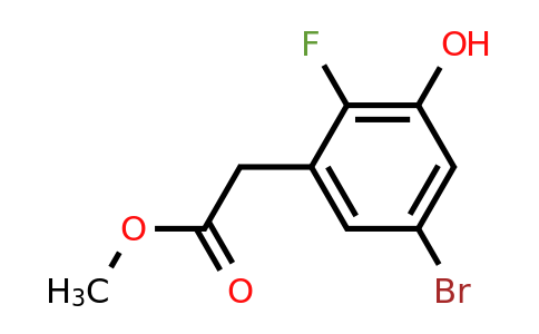 1805500-35-9 | Methyl 5-bromo-2-fluoro-3-hydroxyphenylacetate