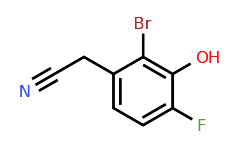 1805500-44-0 | 2-Bromo-4-fluoro-3-hydroxyphenylacetonitrile