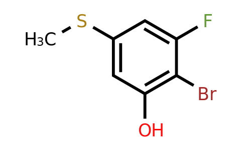 1805500-59-7 | 4-Bromo-3-fluoro-5-hydroxythioanisole