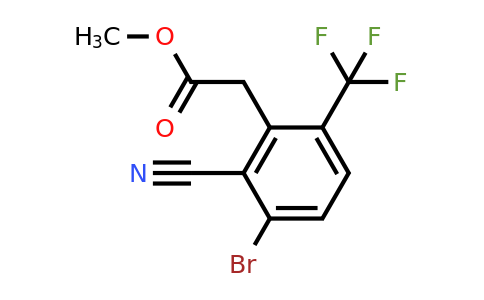 1805500-61-1 | Methyl 3-bromo-2-cyano-6-(trifluoromethyl)phenylacetate