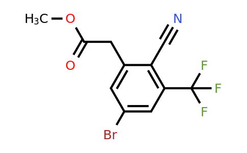 1805500-68-8 | Methyl 5-bromo-2-cyano-3-(trifluoromethyl)phenylacetate