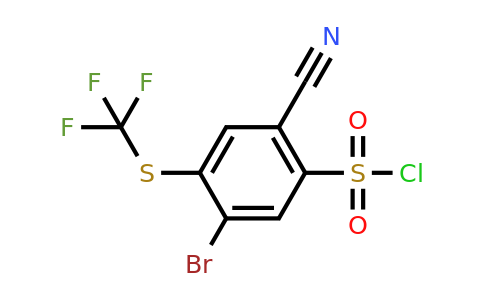 1805501-00-1 | 5-Bromo-2-cyano-4-(trifluoromethylthio)benzenesulfonyl chloride