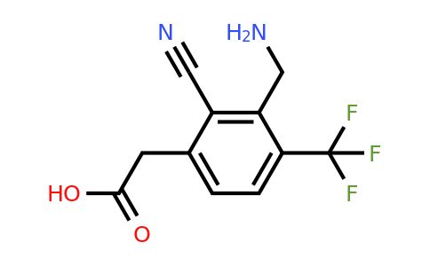 1805501-73-8 | 3-Aminomethyl-2-cyano-4-(trifluoromethyl)phenylacetic acid