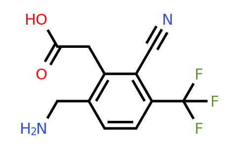 1805501-80-7 | 6-Aminomethyl-2-cyano-3-(trifluoromethyl)phenylacetic acid