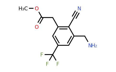 1805502-12-8 | Methyl 3-aminomethyl-2-cyano-5-(trifluoromethyl)phenylacetate