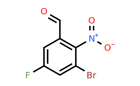 1805502-17-3 | 3-Bromo-5-fluoro-2-nitrobenzaldehyde