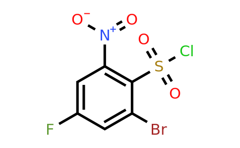 1805502-57-1 | 2-Bromo-4-fluoro-6-nitrobenzenesulfonyl chloride