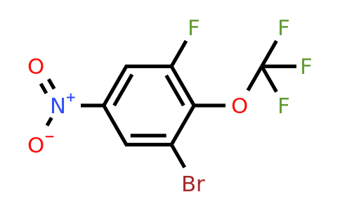 1805502-75-3 | 1-Bromo-3-fluoro-5-nitro-2-(trifluoromethoxy)benzene