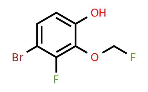 1805503-56-3 | 4-Bromo-3-fluoro-2-(fluoromethoxy)phenol