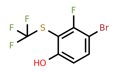 1805503-88-1 | 4-Bromo-3-fluoro-2-(trifluoromethylthio)phenol