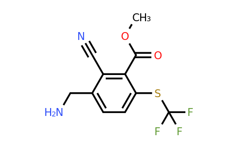 1805504-06-6 | Methyl 3-aminomethyl-2-cyano-6-(trifluoromethylthio)benzoate