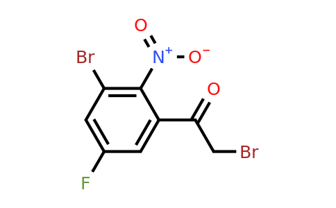 1805507-38-3 | 3'-Bromo-5'-fluoro-2'-nitrophenacyl bromide