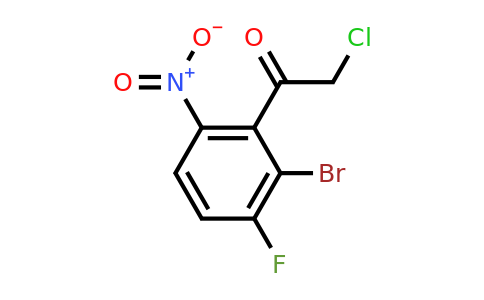 1805507-68-9 | 2'-Bromo-3'-fluoro-6'-nitrophenacyl chloride