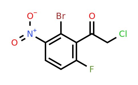 1805507-71-4 | 2'-Bromo-6'-fluoro-3'-nitrophenacyl chloride