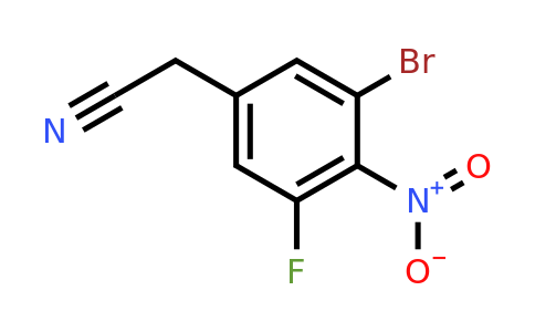 1805508-33-1 | 3-Bromo-5-fluoro-4-nitrophenylacetonitrile