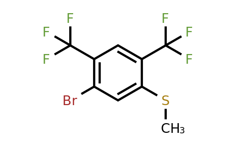 1805509-23-2 | 2,4-Bis(trifluoromethyl)-5-bromothioanisole
