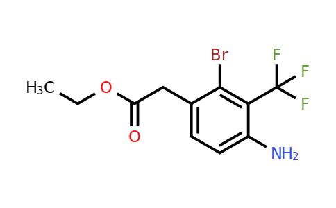 1805510-48-8 | Ethyl 4-amino-2-bromo-3-(trifluoromethyl)phenylacetate