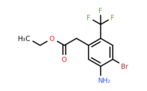 1805510-64-8 | Ethyl 5-amino-4-bromo-2-(trifluoromethyl)phenylacetate