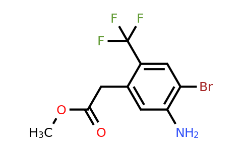 1805510-84-2 | Methyl 5-amino-4-bromo-2-(trifluoromethyl)phenylacetate