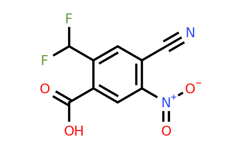 1805511-26-5 | 4-Cyano-2-difluoromethyl-5-nitrobenzoic acid