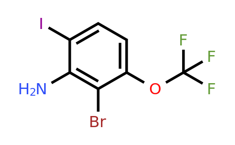 1805512-02-0 | 2-Bromo-6-iodo-3-(trifluoromethoxy)aniline