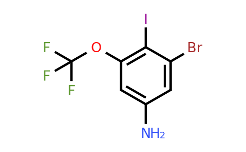 1805512-13-3 | 3-Bromo-4-iodo-5-(trifluoromethoxy)aniline