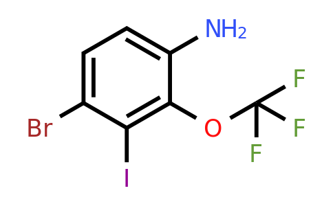 1805512-43-9 | 4-Bromo-3-iodo-2-(trifluoromethoxy)aniline