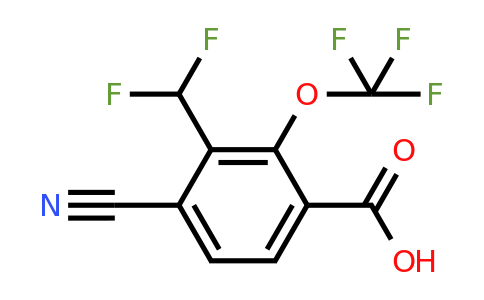 1805512-73-5 | 4-Cyano-3-difluoromethyl-2-(trifluoromethoxy)benzoic acid