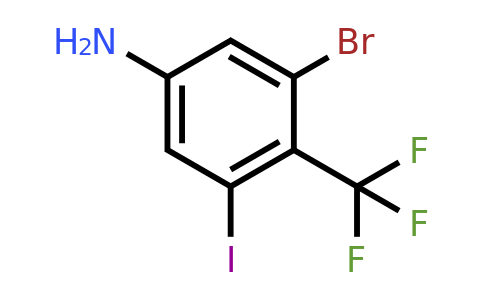 1805512-85-9 | 3-Bromo-5-iodo-4-(trifluoromethyl)aniline