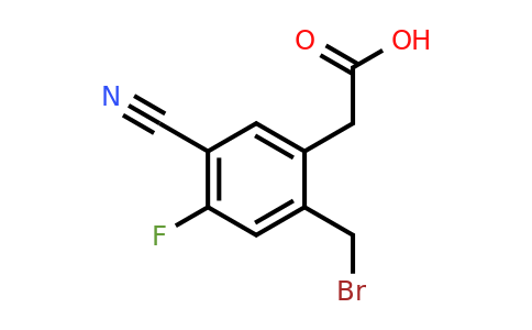 1805513-01-2 | 2-Bromomethyl-5-cyano-4-fluorophenylacetic acid