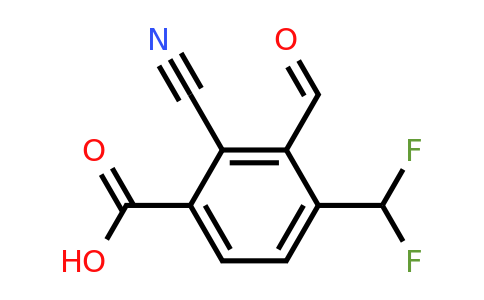 1805513-64-7 | 2-Cyano-4-difluoromethyl-3-formylbenzoic acid