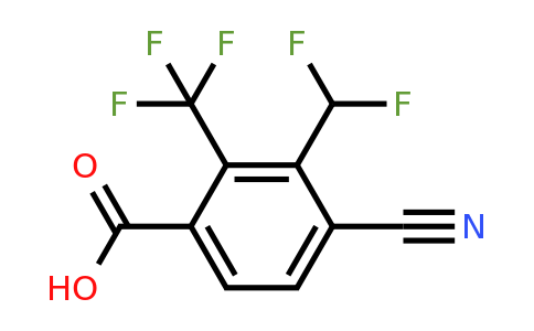 1805513-71-6 | 4-Cyano-3-difluoromethyl-2-(trifluoromethyl)benzoic acid