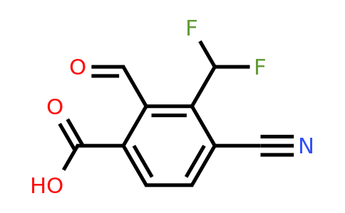 1805513-86-3 | 4-Cyano-3-difluoromethyl-2-formylbenzoic acid