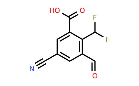 1805513-96-5 | 5-Cyano-2-difluoromethyl-3-formylbenzoic acid
